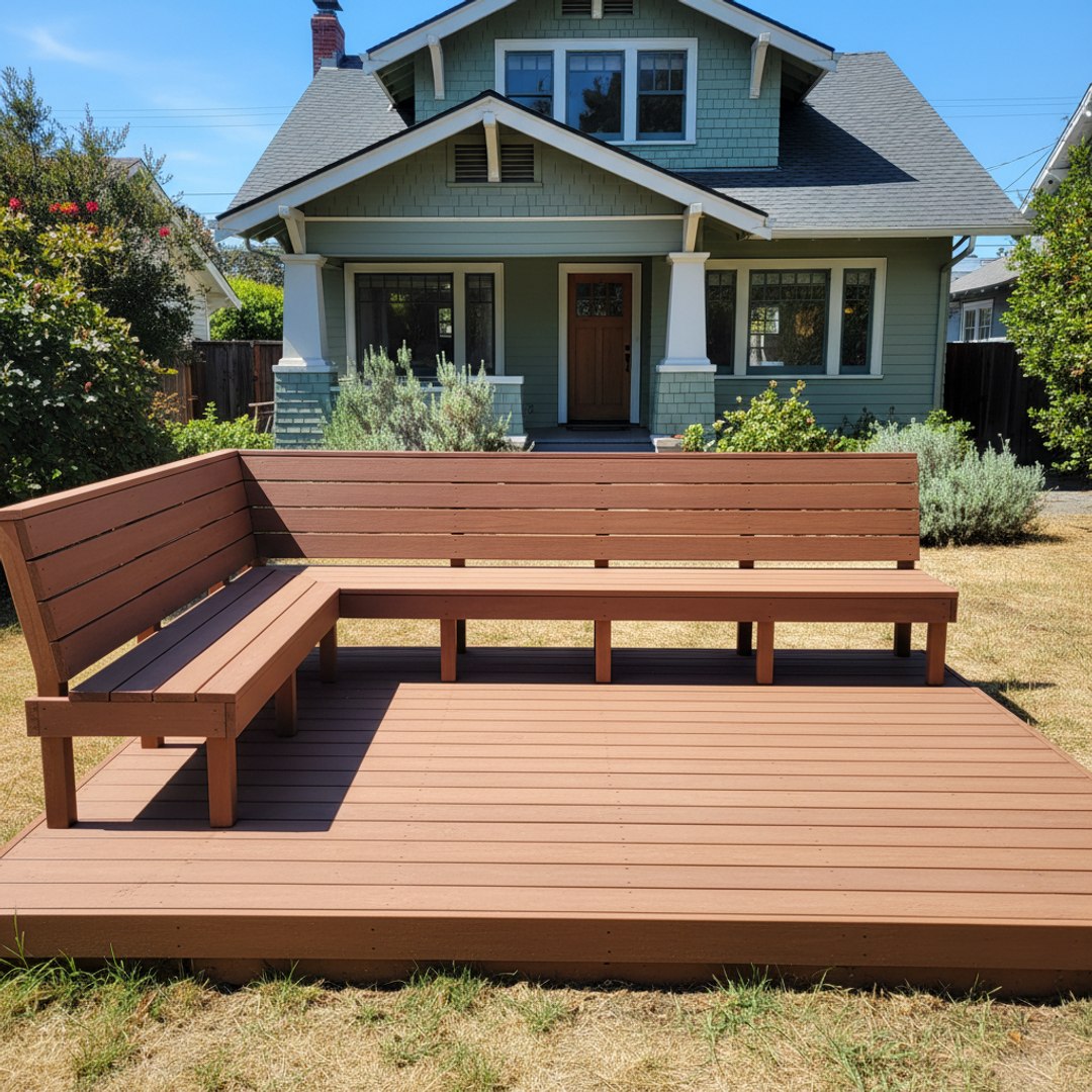 Deck Installation completed by Omega Deck Company in Sacramento, CA