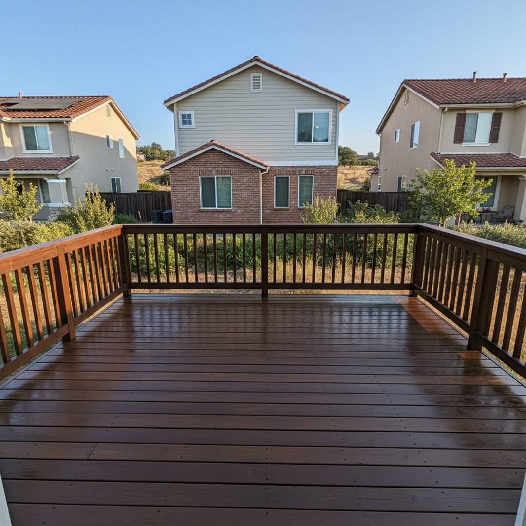 Composite Decking Installation completed by Omega Deck Company in Folsom, CA