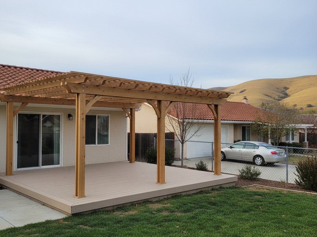 Deck Installation completed by Omega Deck Company in Lincoln, CA