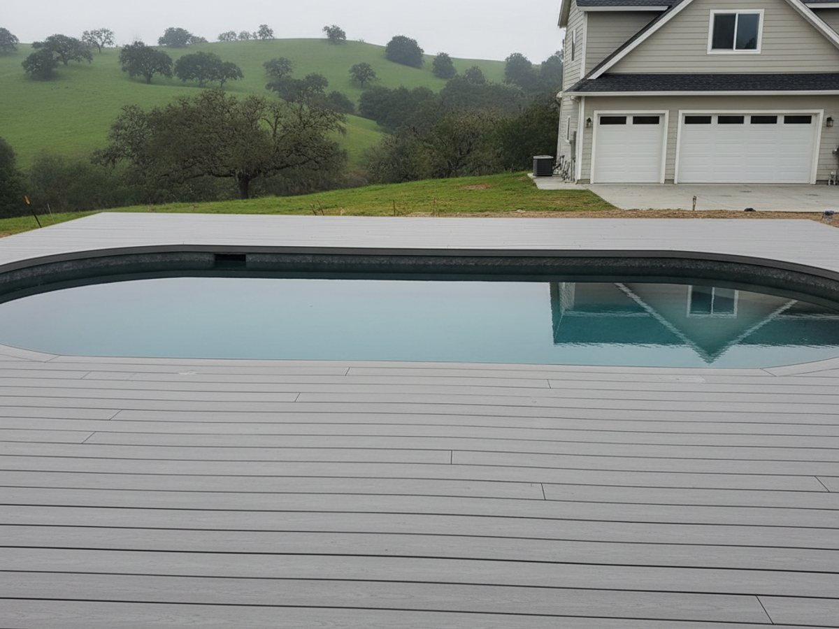 Composite Decking Installation completed by Omega Deck Company in Roseville, CA